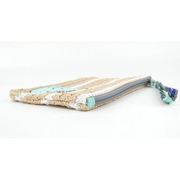 Vera Bradley Fan Flowers Straw Wristlet - Picture 4 of 9